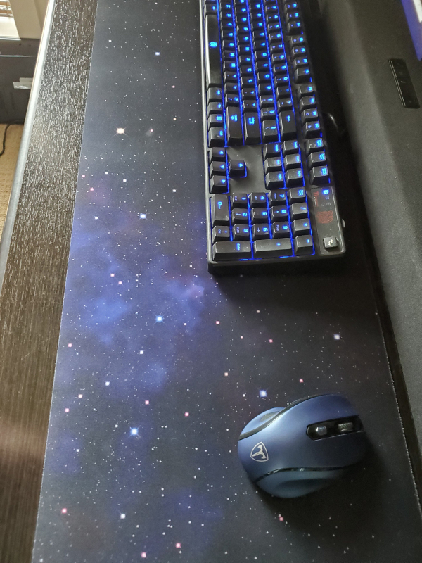 Starfield Gaming Mouse pad / Desk Pad - Customization up to: 18" x 36" Waterproof & Thick