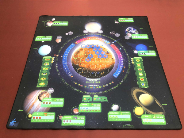 Terraforming Mars 36" x 36" Hellas & Elysium Double-Sided GripMat