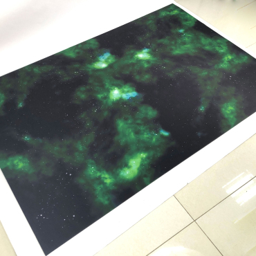Green Nebula Play mat / GripMat Perfect for Star Wars X-Wing or Armada