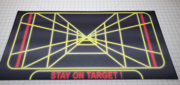 Stay On Target! Gaming Mouse pad / Desk Pad - 18" x 36" Waterproof & Thick