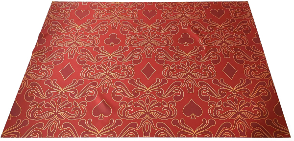 Red & Gold Poker Table mat / Card Mat  Multiple sizes! Perfect for Card games, Miniatures, RPGs and Table top gaming!