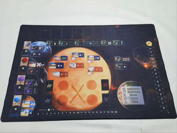 Pre-Order Custom Double-sided Dune Imperium - 60x90cm with stitched edging: Base Game / Immortality & Ix Unofficial Upgrade