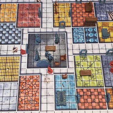 36" x 29" Heroquest WIDE or NARROW CORRIDOR GripMat Perfect for Epic game nights of fun  Unofficial Upgrade