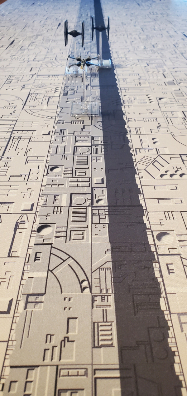 Death Star Trench Run GripMat Perfect for Star Wars X-Wing Battle of Yavin Scenario