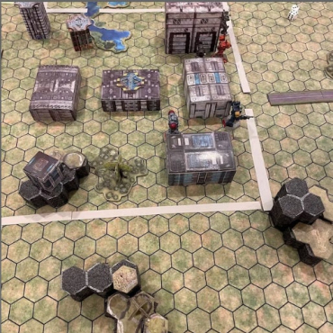 1.25"/33mm Hex Grassland Play mat / GripMat Multiple sizes! Perfect for BattleTech, Miniatures, RPGs and Table top gaming!