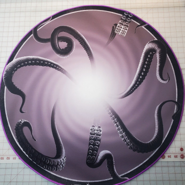 36" x 48" Arkham Horror Card Game GripMat with stitched edging