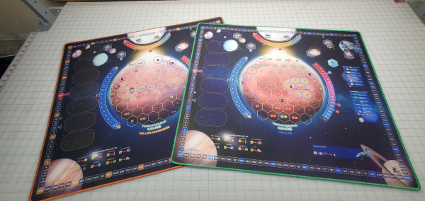 Terraforming Mars 24"x28" Colonies/Venus: Base mat, Hellas/Elysium, Vestitas Borealis/Utopia Plantia, Terre Cimmeria/Solar Planium