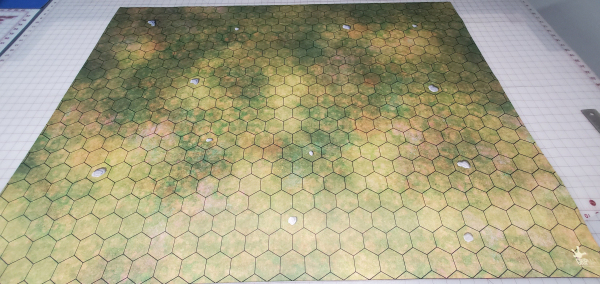 1.25" / 33mm Hex Forest Floor GripMat Multiple sizes! Perfect for BattleTech, Miniatures, RPGs and Table top gaming!