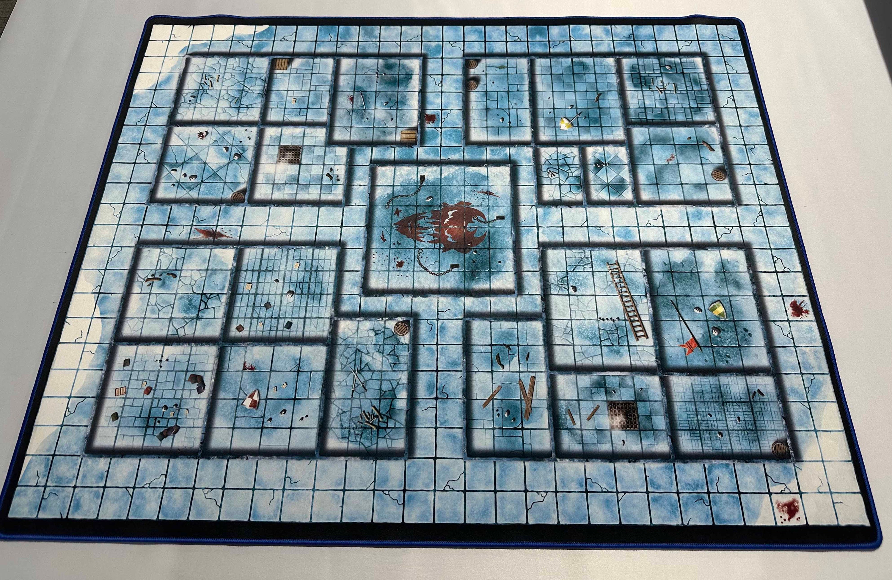 36" x 29" Heroquest Frozen Horror WIDE or NARROW CORRIDOR GripMat Perfect for Epic game nights of fun  Unofficial Upgrade