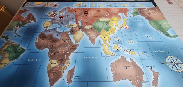 Axis and Allies CLASSIC game mat 55" x 33" Unofficial Upgrade