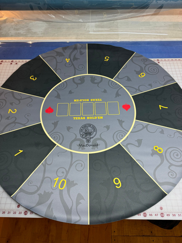 48" Diameter Round MacDonald Family Crest