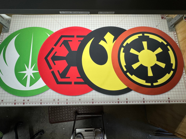 Star Wars: Jedi Order, Sith Empire, Rebel Alliance, Galactic Empire 28" Round mats