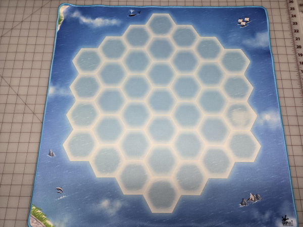 Settlers GripMat 24" x 24"  2- 6 player playmat Unofficial Upgrade
