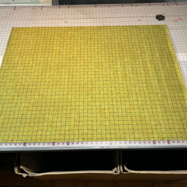 35.5" x 47.25" Wheatfield mat with 1" Grid