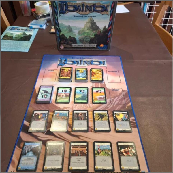 Official Dominion Play mat / GripMat 24" x 16" Perfect for Dominion