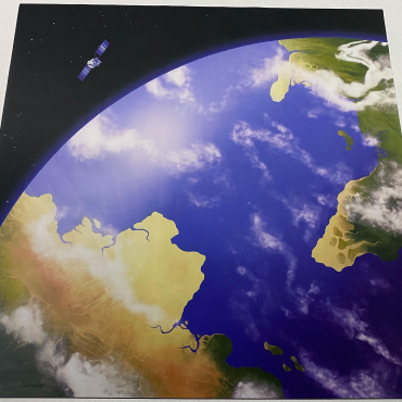 Terran World Orbit Play mat / GripMat  Multiple sizes! Perfect for Dune, Star Wars X-Wing or Armada