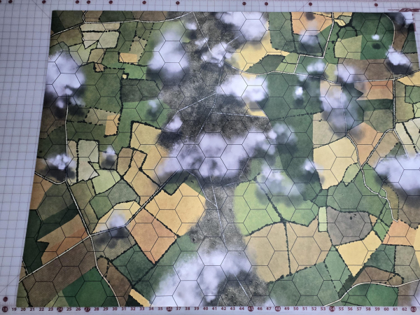 3"  Hex Farmland GripMat Multiple sizes! Perfect for Blue Max, and other aerial combat games!