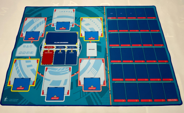 24" x 36" DC/Marvel UNITED Super Heroes Double-sided Play Mat with Solo /Co-op / PvP