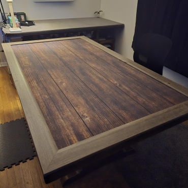 Weathered Oak Play mat/ GripMat: Ideal for Board games, card, games, puzzles, LEGO, and more!