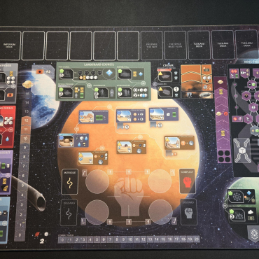 24 x 36 Dune UPRISING double-sided: Immortality and Rise of Ix / 5-6 player Rise of Ix and Immortality Play Mat  Unofficial Upgrade