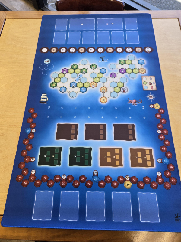 24" x 40" Wondrous Creatures Double-Sided 1-2 / 3-4 player Mat  Unofficial Upgrade