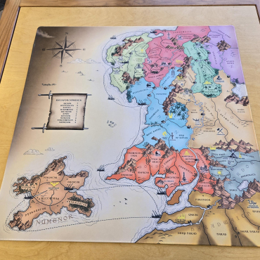 30" x 30" Lord of The Rings Risk Play Mat
