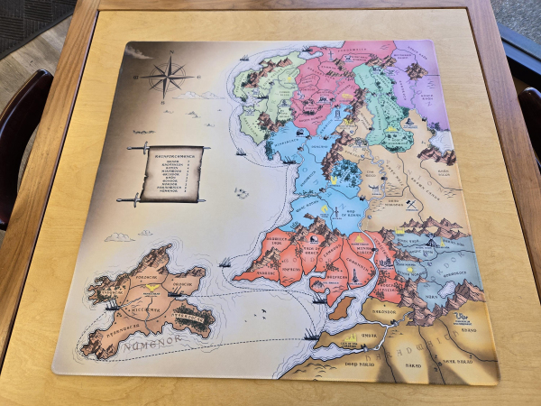 30" x 30" Lord of The Rings Risk Play Mat