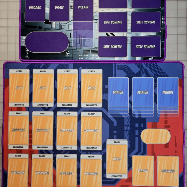 Pre-Order: MARVEL Champions HEROs and Villains Play Mat