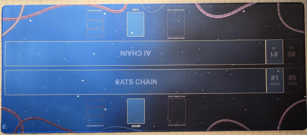 Cosmic Chains Play mat  18" x 44"  Unofficial Upgrade