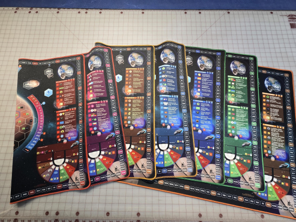 Terraforming Mars 24" x 30" all expansions: Base mat, Hellas/Elysium, Vestitas Borealis/Utopia Plantia, Terre Cimmeria/Solar Planium