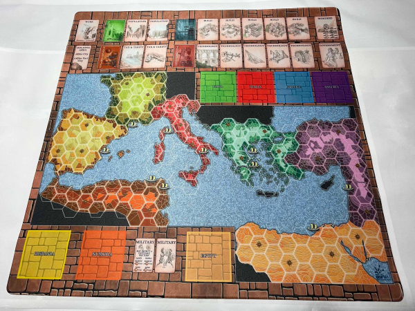 Mosaic a Story of Civilization Play Mat and Score Track Unofficial Upgrades
