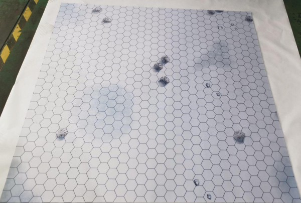 1.75"/45mm Hex Frostland Play mat / GripMat Multiple sizes! Perfect for Heroscape, Miniatures, RPGs and Table top gaming!
