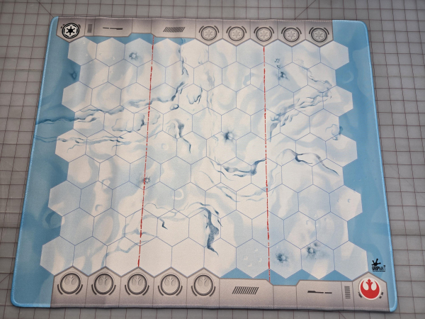 Star Wars Battle of Hoth Playmat / GripMat standard size or Epic mat 36" x 21.5"   Unofficial Upgrade