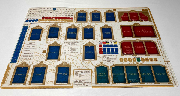 Pre-Order I, Napoleon 34x22 GripMat / Play mat with stitched edging  Official Upgrade