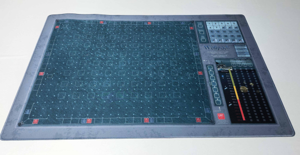Pre-Order Wolfpack - Large/Small 36x24 GripMat / Play mat with stitched edging  Official Upgrade