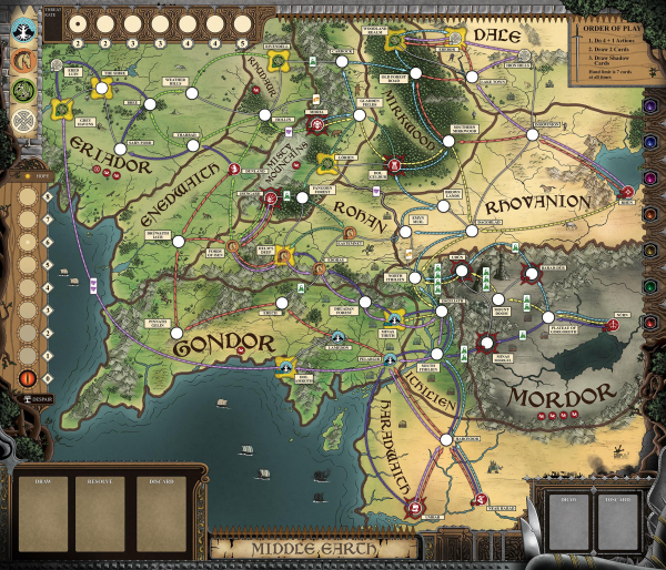 LoTR Fate of the Fellowship 41.25" x 35.5" Play Mat - Unofficial Upgrade