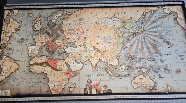 Lt. Dan's BBR Global 1940 Axis & Allies game mat 36" x 72" Fan made mat of one of the world most popular games!