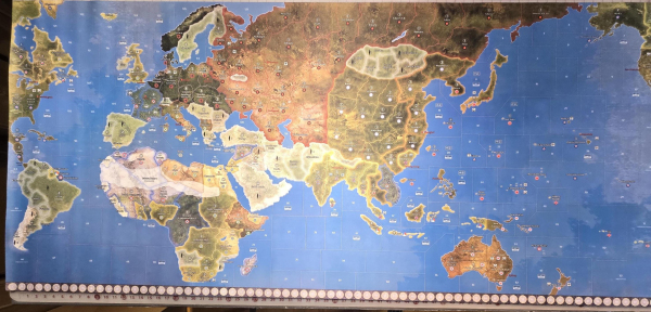 Axis and Allies Global 1940, Anniversary, 1942 versions 36" x 72" Fan made mat of one of the world most popular games!