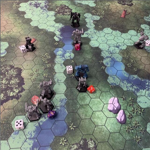 Heroscape Swampland Play mat / GripMat with 1.75"/45mm hexes  Multiple sizes! Perfect for Miniatures, RPGs and Table top gaming!