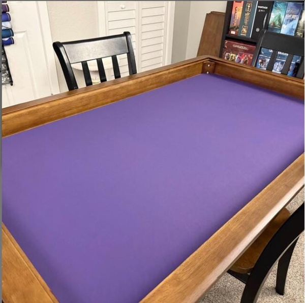 4ft-9in x 2ft-9.5in (57" x 33.5") Game Mats / Solid Colors - Ideal for TEROL Game Table sold on Amazon