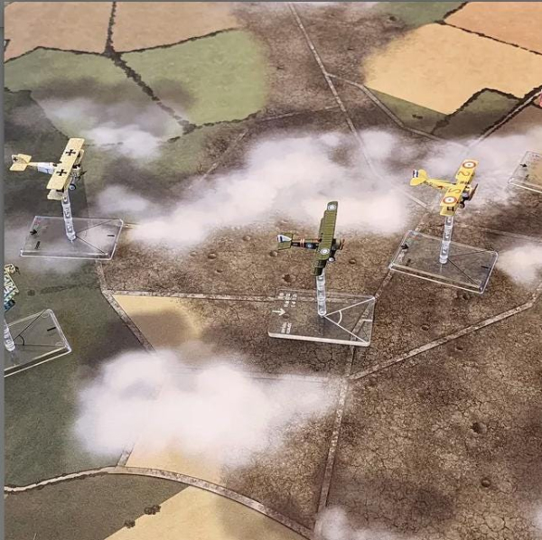 Farmland Aerial or Fog Play mat / GripMat Perfect for Wings of Glory, DogFight,  Blue Max, Scythe Etc.