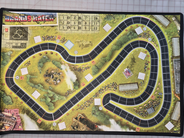 Brands Hatch and Zandvoort tracks Double-Sided Heat: Pedal to the Metal 30.75" x 20.5" Play Mat  Unofficial Upgrade