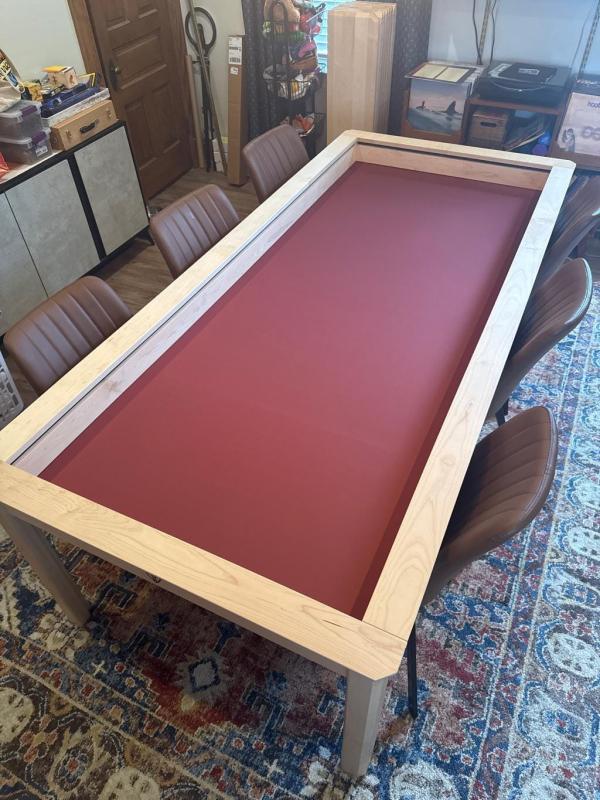 Burgundy/Merlot  Play mat / GripMat  Multiple sizes! Perfect for Miniatures, Puzzles, RPGs and Table top gaming!