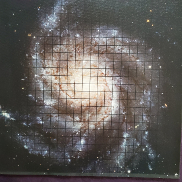 Galaxy Play mat / GripMat 24" x 24" with 1" grid