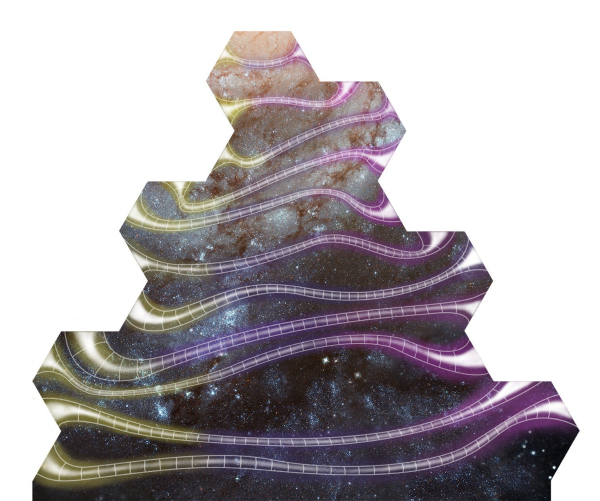 Eclipse and Eclipse Second Dawn GripMat - 5th Player Wormhole / Hyperlane Tile ONLY (works with 1st and 2nd edition)