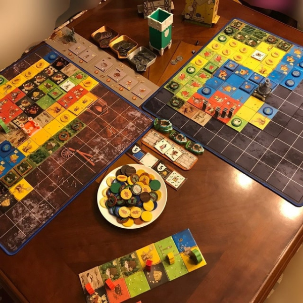 Kingdomino / Queendomino  GripMat 18" x 18" Double Sided!  Unofficial Upgrade
