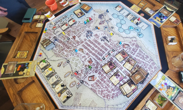 Lords of Waterdeep Play Mat - includes art support for Under Mountain and Skullport Expansions!  Unofficial Upgrade