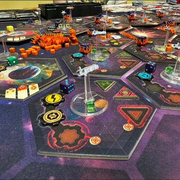 VoidFall Play Mat with Stitched edging  Unofficial Upgrade
