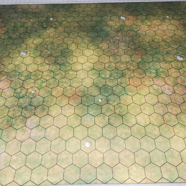 1.75" / 45mm Hex Forest Floor GripMat Multiple sizes! Perfect for Heroscape, Miniatures, RPGs and Table top gaming!