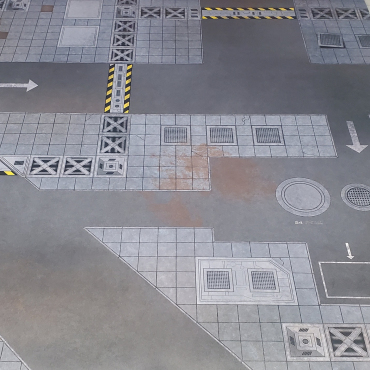 Industrial Factory Mat - Perfect for Star Wars Shatterpoint, Marvel Crisis Protocol, Star Wars Legion, and more!